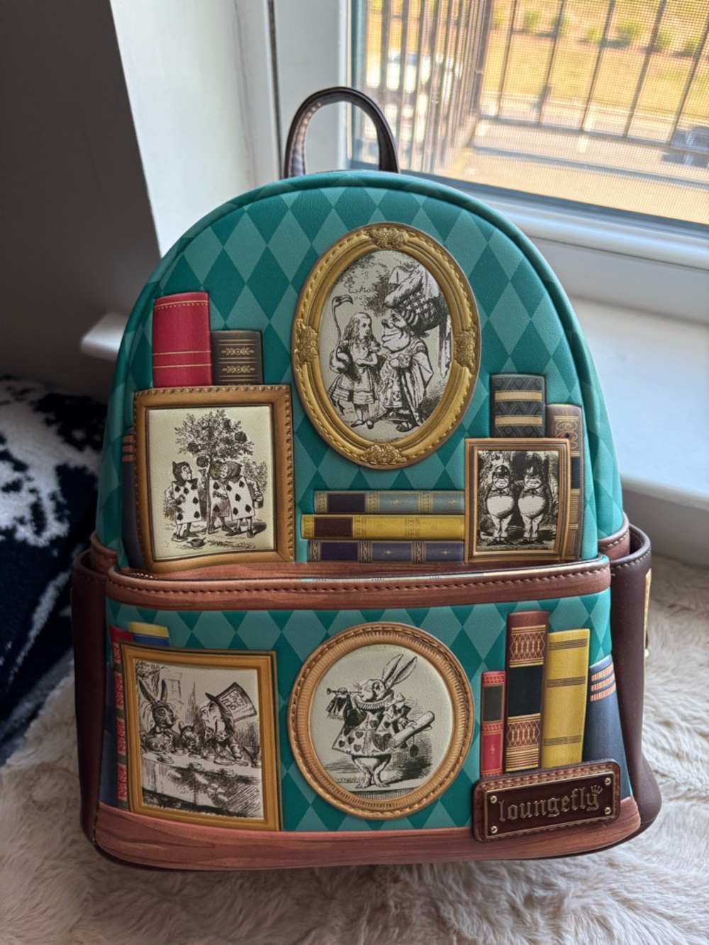 Alice in Wonderland Book Loungefly Mini Backpack (Books-A-Million Exclusive)